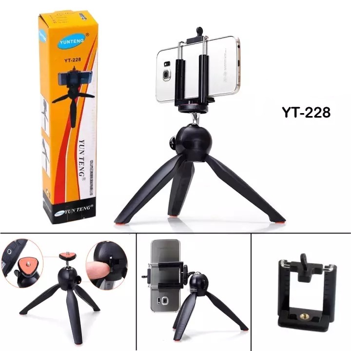 Mini Tripod for Mobile and Camera Yunteng YT 228