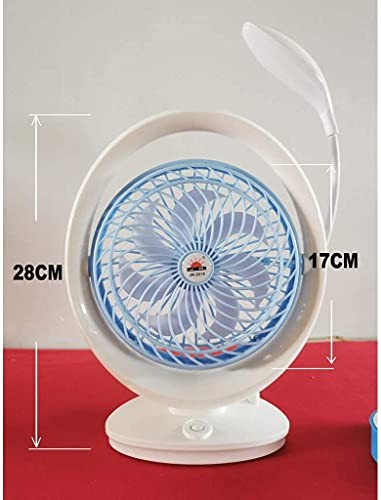 Rechargeable Table Fan with LED Light JR 2018