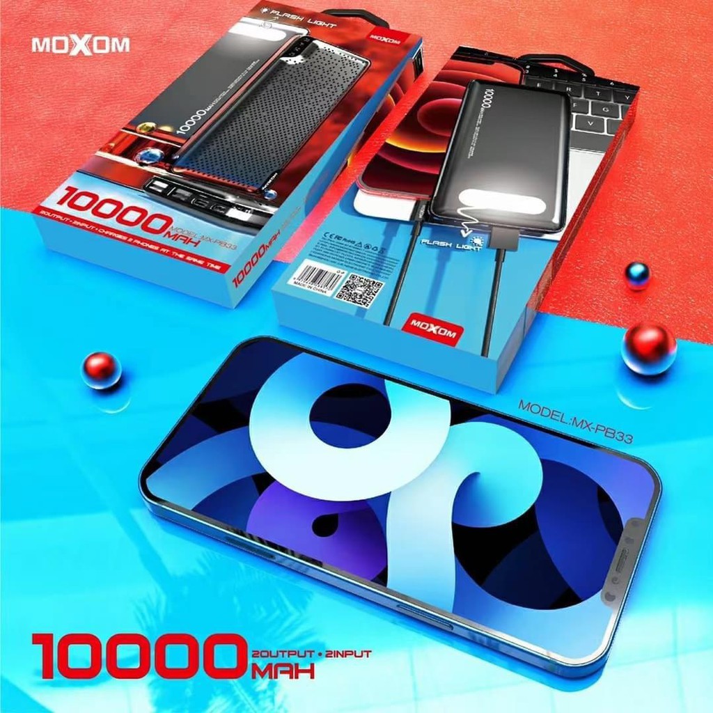 MOXOM MX-PB33 Power Bank 10000mAh