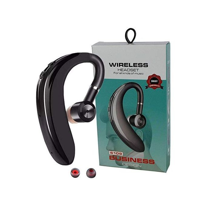 S109 Earphones Bluetooth Headphones Handsfree Wireless Business Headset Sports Earphones with Mic