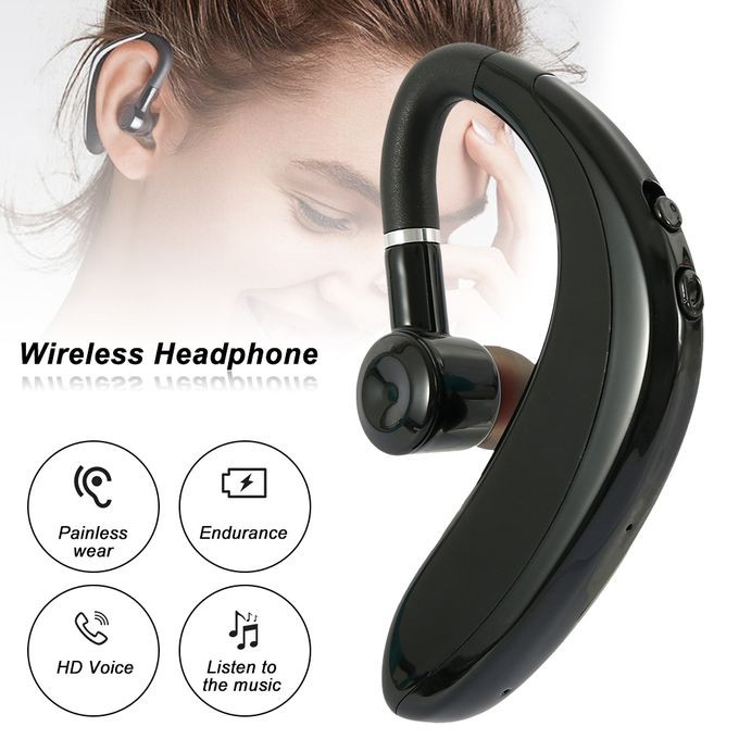 S109 Earphones Bluetooth Headphones Handsfree Wireless Business Headset Sports Earphones with Mic
