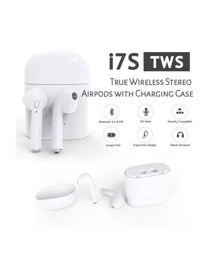 i7s TWS Wireless Bluetooth Headsets Dual Earphone