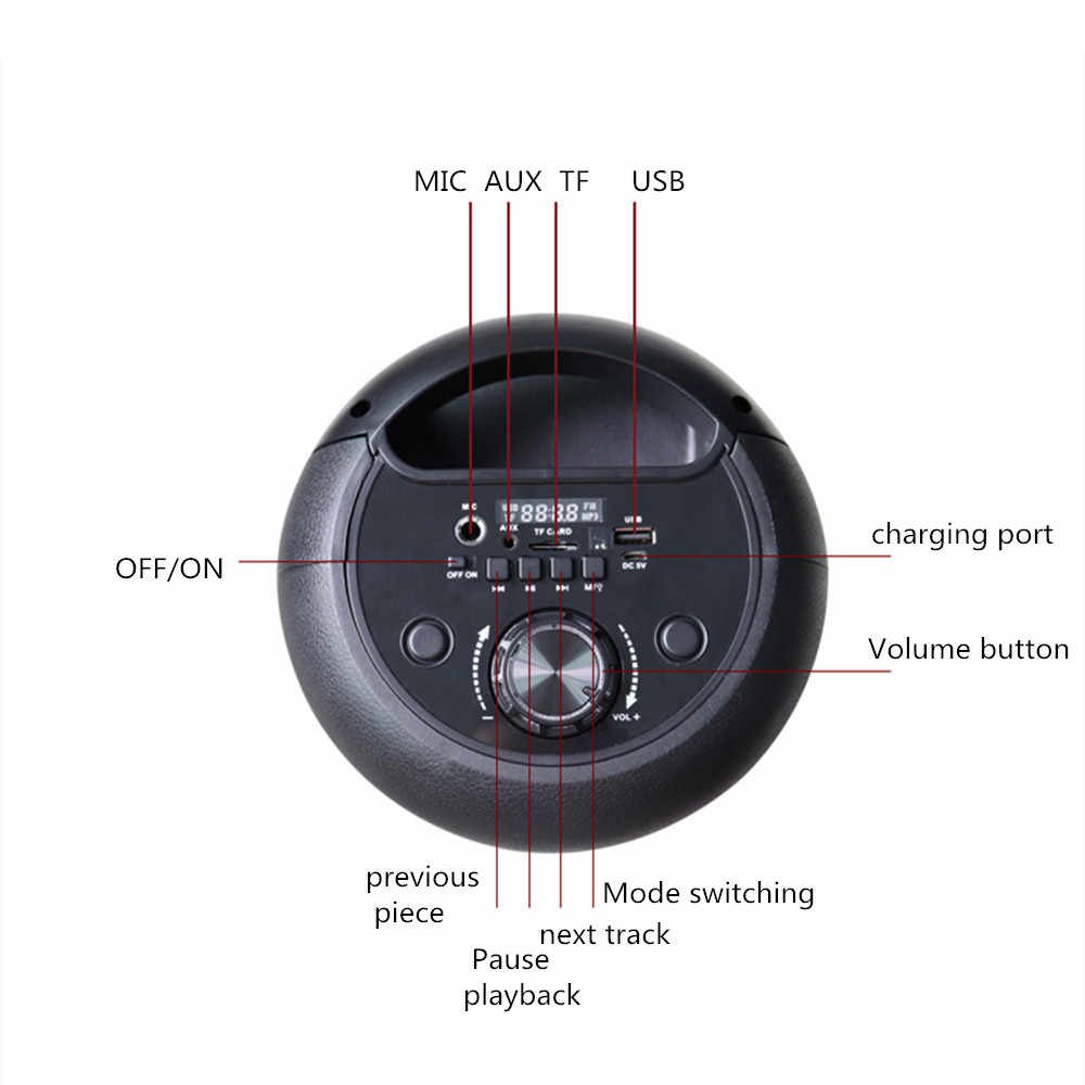 ZQS-5201 Bluetooth Speaker with Mic