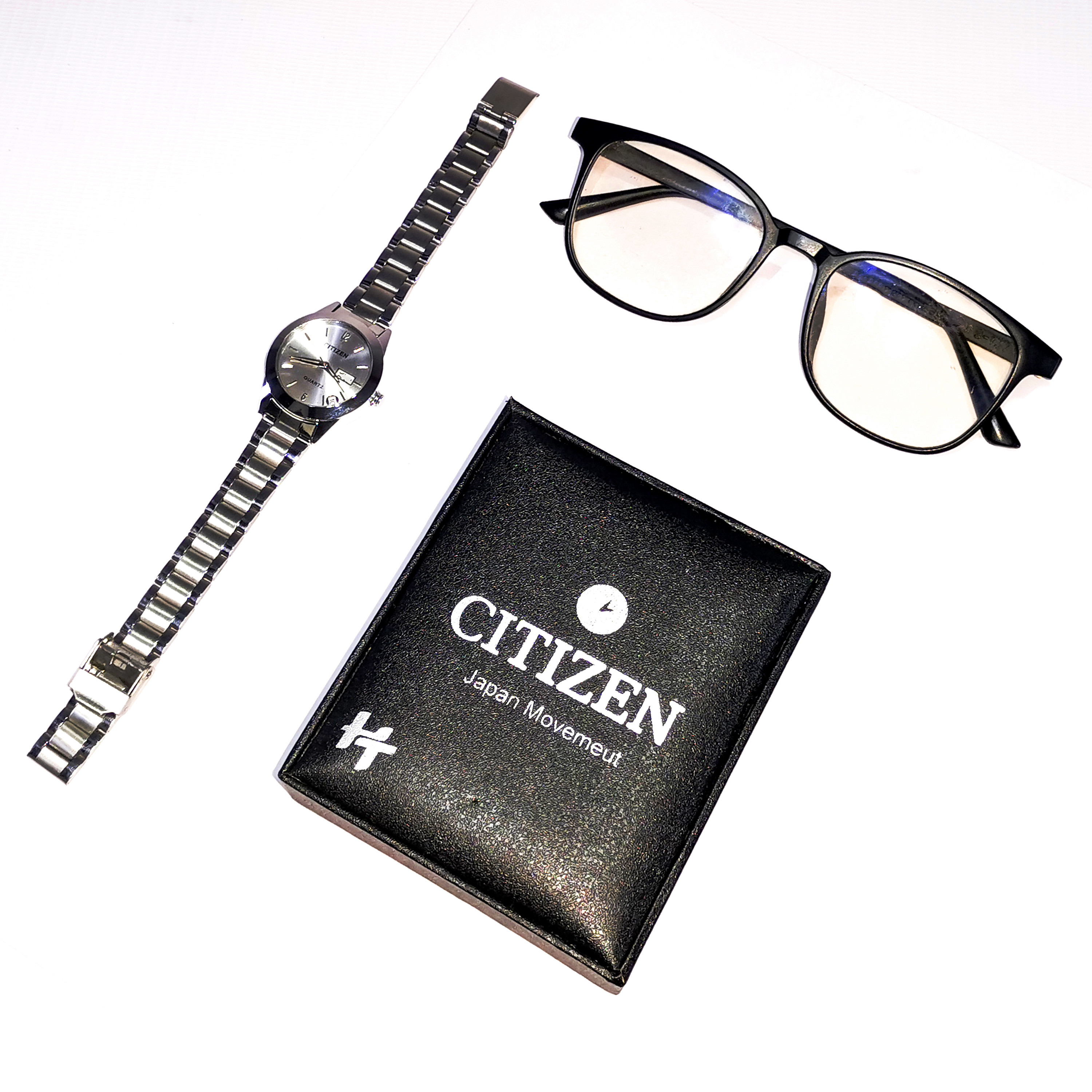 CITIZEN LADIES WATCH SILVER WITH DAY METER SL - SD - M