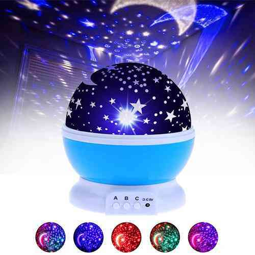 Star Master Rotating Projection Lamp