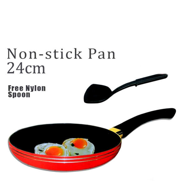 Non Stick 24cm Fry Pan With Free Spoon