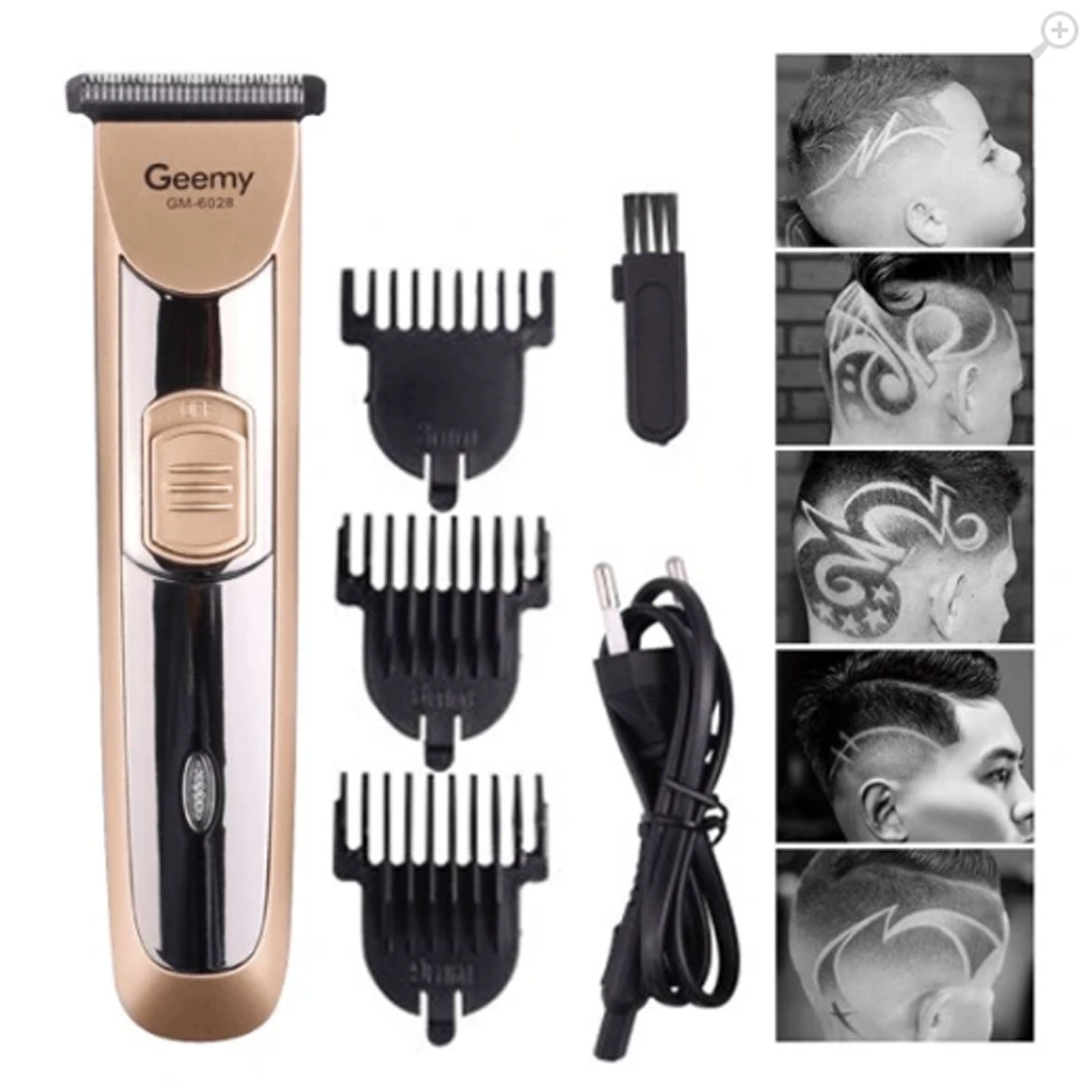 Rechargeable Hair Trimmer Geemy GM 6028