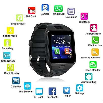 DZ09 Bluetooth Smart Watch Phone - Black