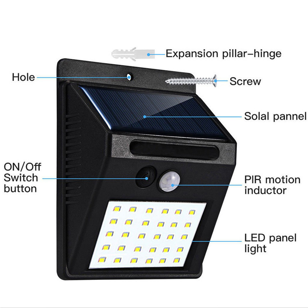 Solar Motion Sensor Light