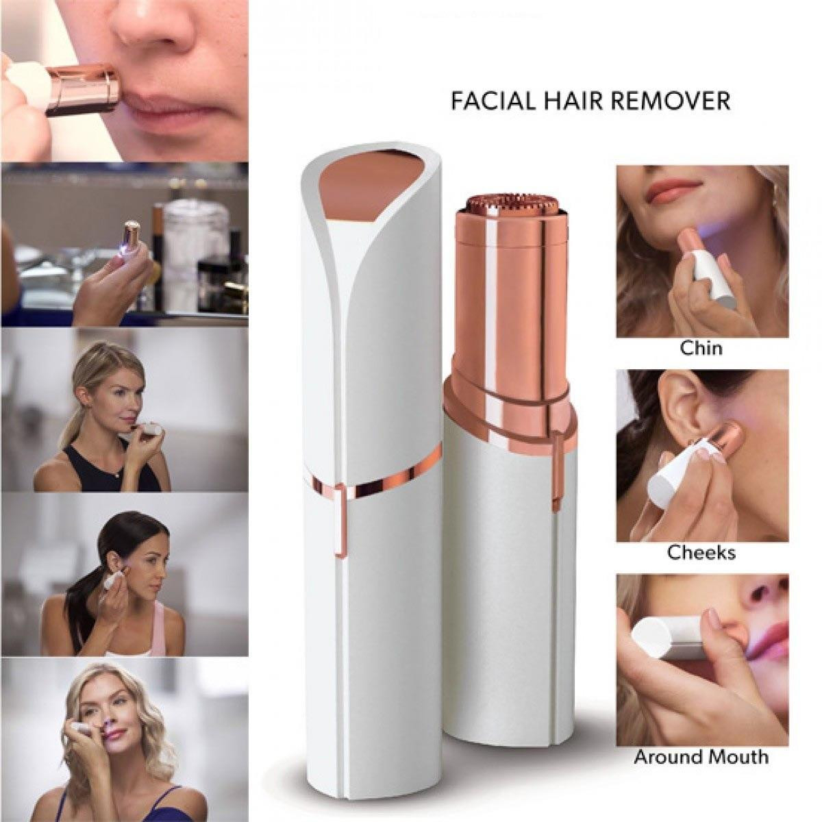 Rechargeable 18k Gold Plated Flawless Facial Hair Remover