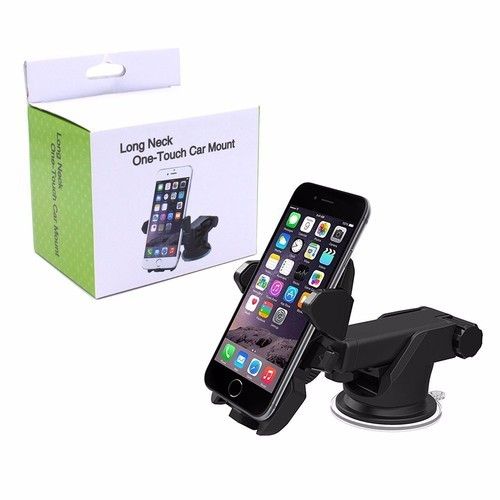 Long Neck-One Touch Car Mount Mobile Holder