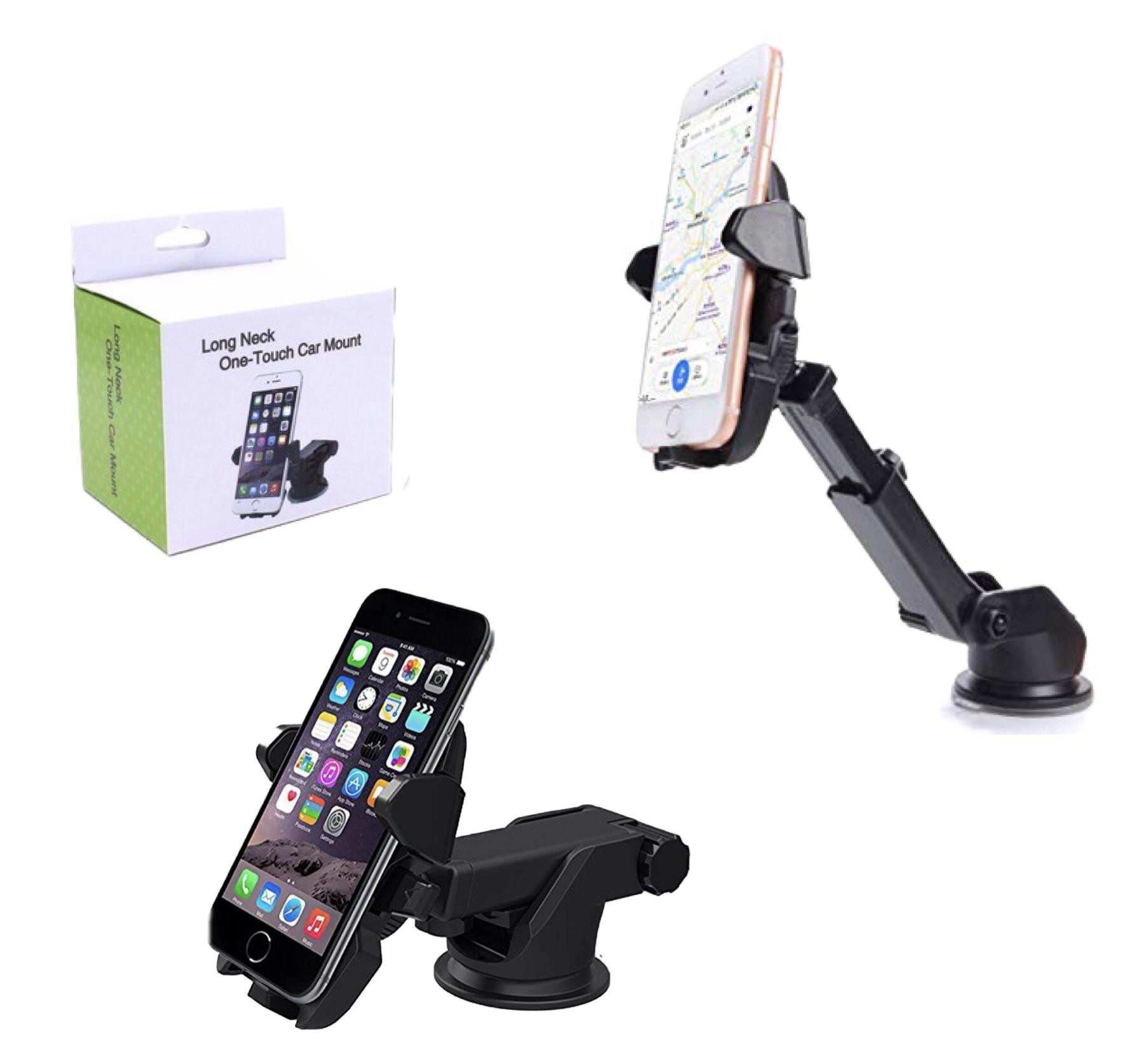 Long Neck-One Touch Car Mount Mobile Holder