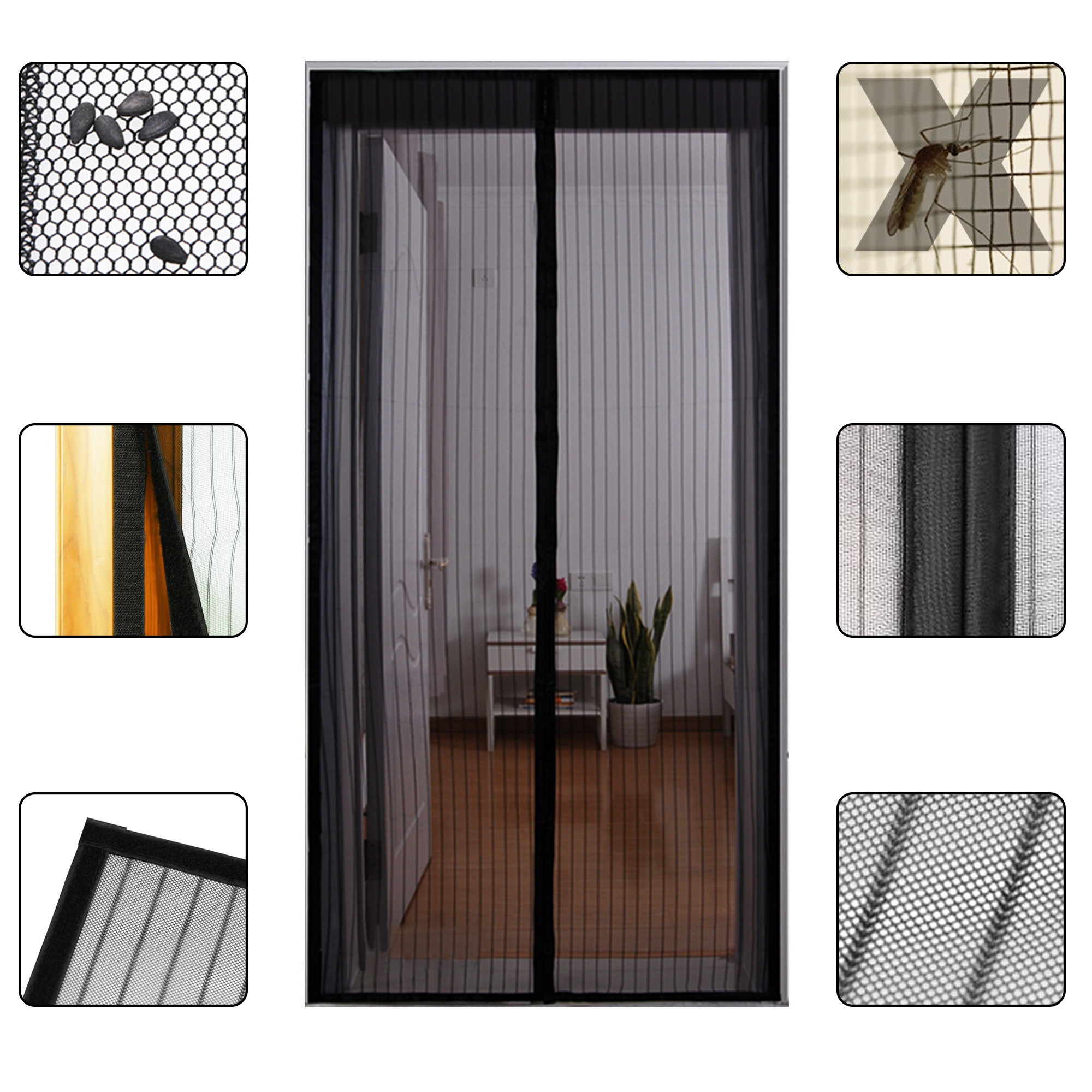 Hands-Free Magnetic Screen Door