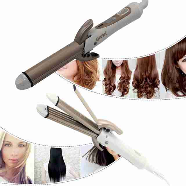 Geemy 4 in 1 Hair straightener and curling iron - GM 2962