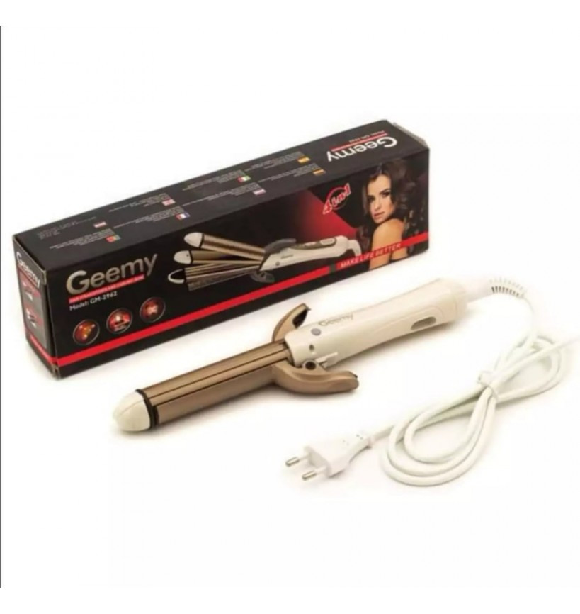 Geemy 4 in 1 Hair straightener and curling iron - GM 2962