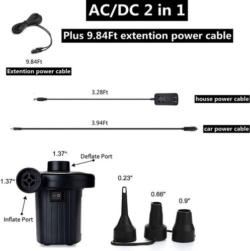 XG-668A Two Way Electric Charging Air Pump