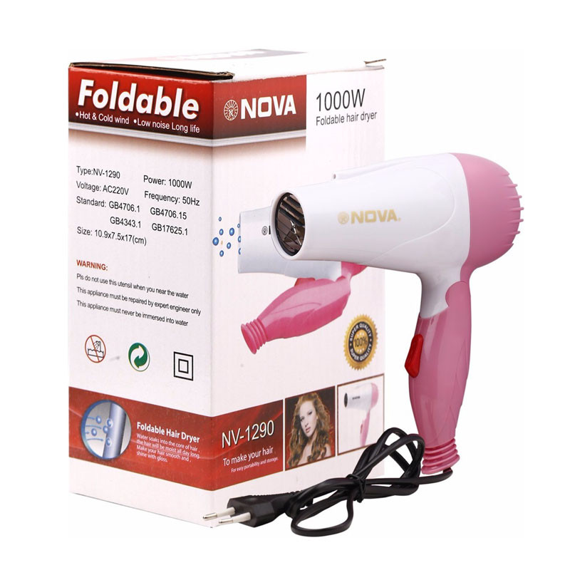 Nova NV-658 Women's Professional Foldable Hair Dryer