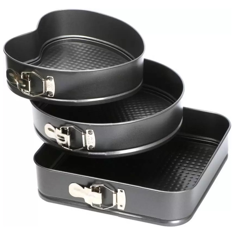 3 Pieces Cake Mould Tray