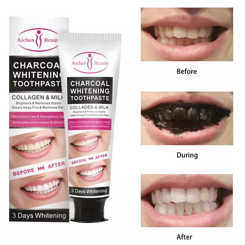 Aichun Beauty Charcoal Whitening Toothpaste
