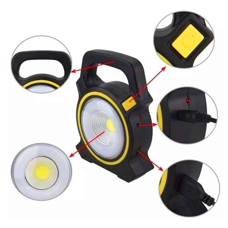 COB Work Solar & USB Charging Light JY-819A