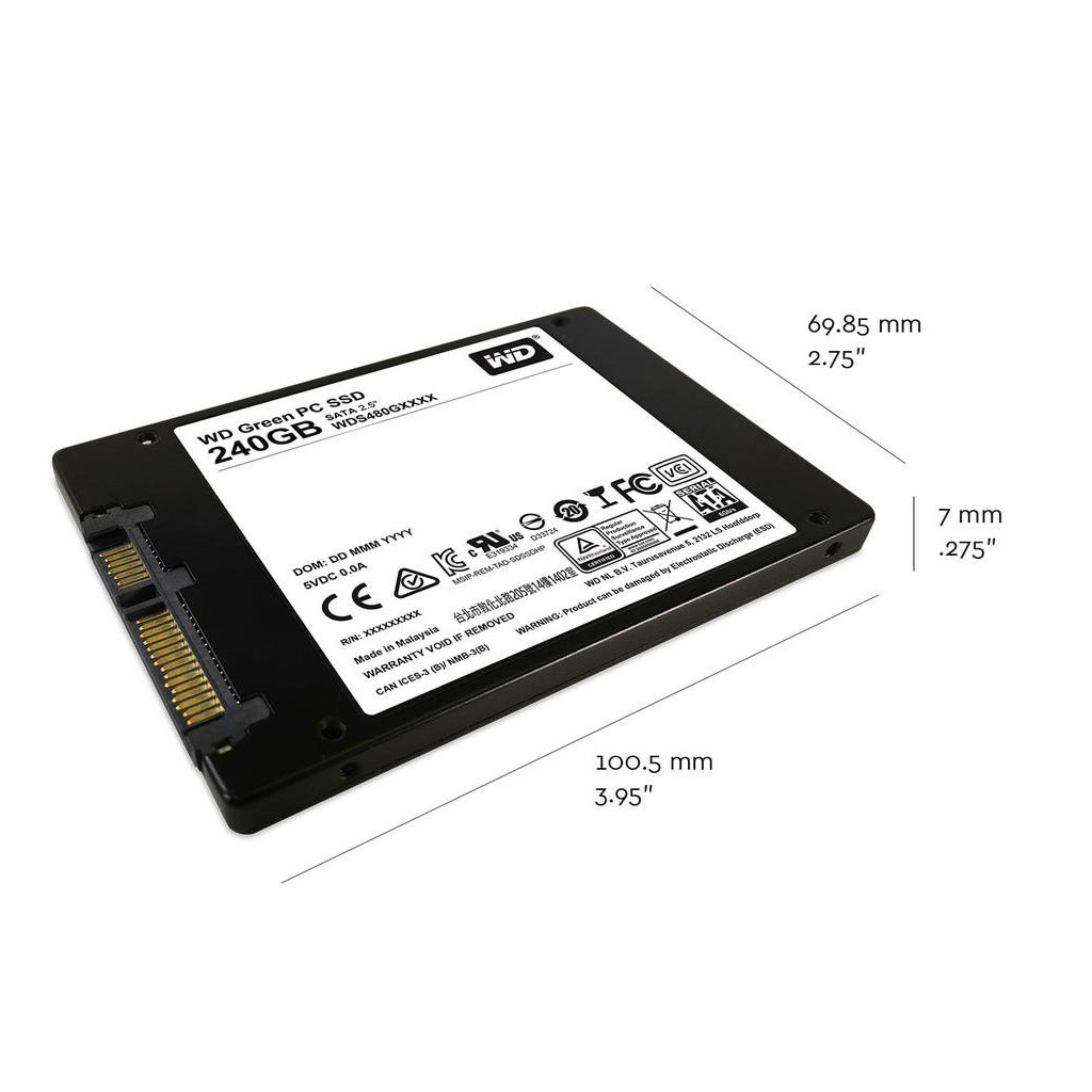 WD Green SSD Storage Drive 240gb
