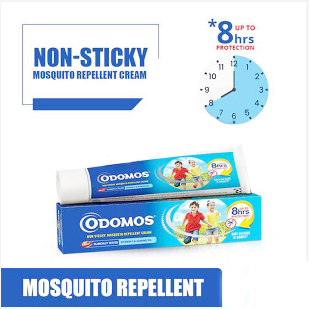 Odomos Non-Sticky Mosquito Repellent Cream 50g