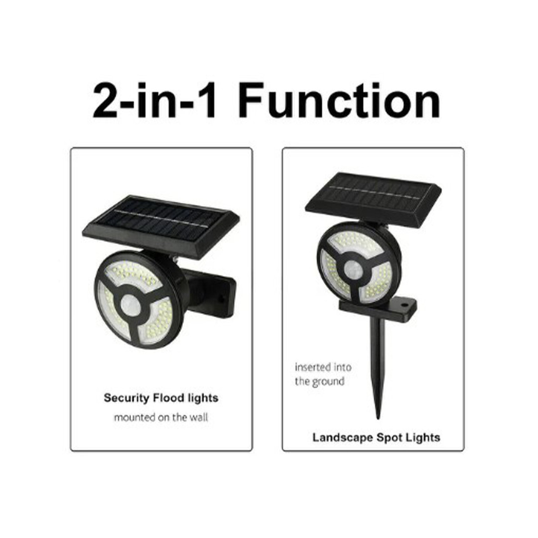 2-in-1 Solar Landscape Spot Lights Waterproof