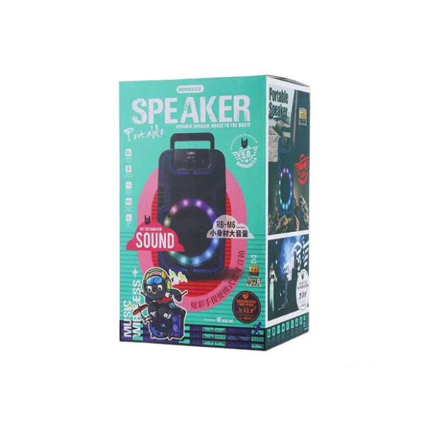 Remax Bluetooth Speaker Yutry Series Handled RB-M6 Black