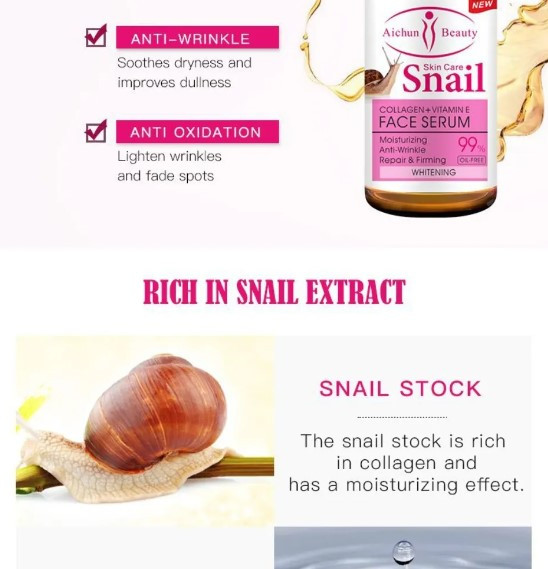 Aichun Beauty Snail Anti Wrinkle Face Serum