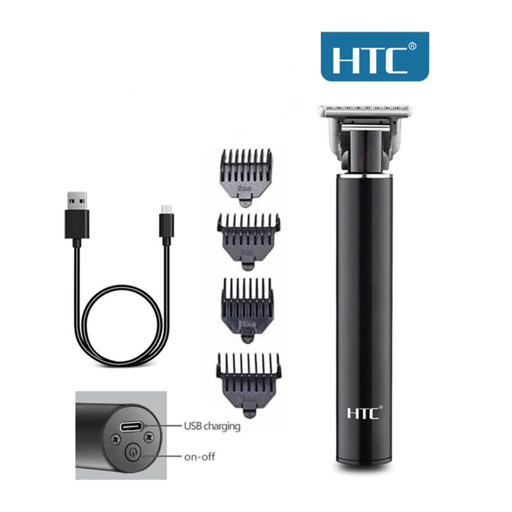 HTC AT-115 Electric Hair clipper Men USB Cordless Professional Hair Trimmer