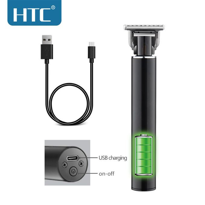 HTC AT-115 Electric Hair clipper Men USB Cordless Professional Hair Trimmer