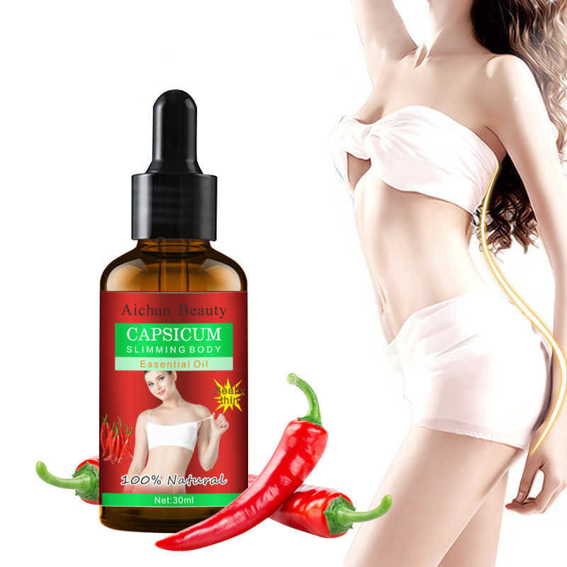 Capsicum Slimming Body Essential Oil 2 in 1 Pack