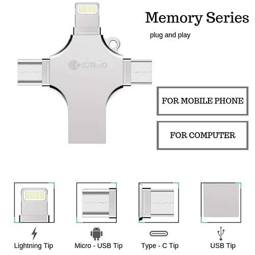 Coteetci Memory Series 4 in 1 USB Flash Storage 32GB
