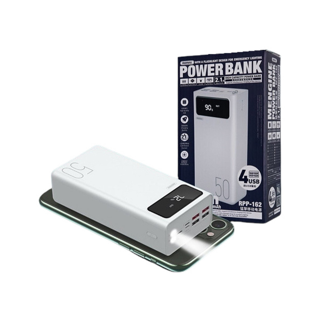 Remax RPP-162 50000mAh LED Power Bank Mengine Series