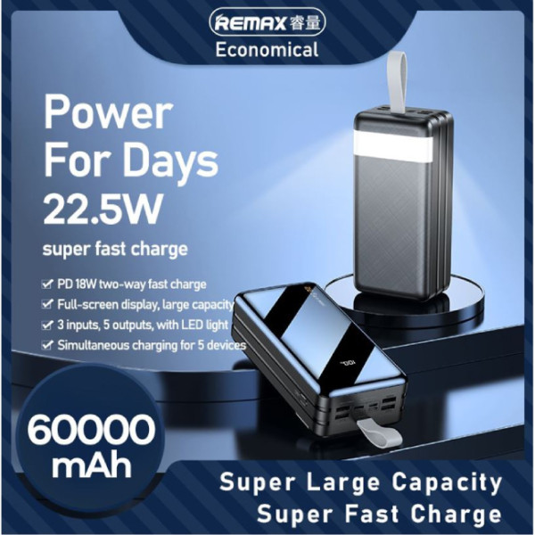 Remax RPP-173 22.5W 60000mAh Power Bank