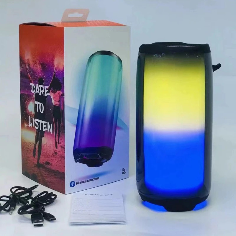 Pluse 5 RGB LED Speakers Portable Bluetooth Speaker - A Grade