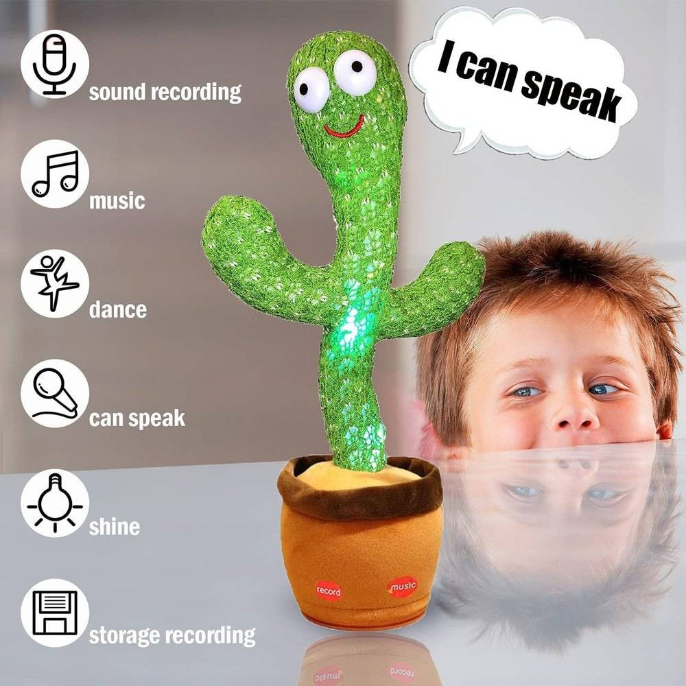 Dancing Cactus Talking Tree Toy - Rechargeable