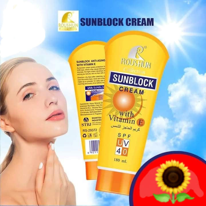 Roushun Sunblock Cream - 180ml