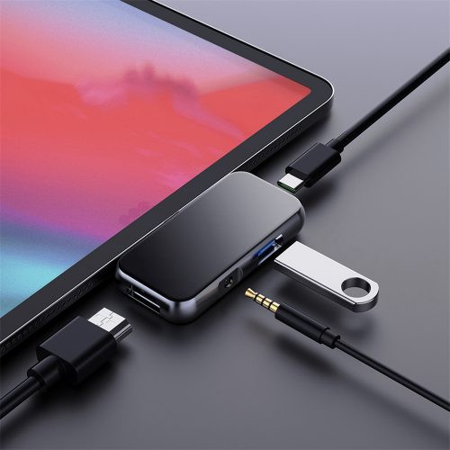 WIWU Alpha 4 in 1 USB-C Hub T5 Pro