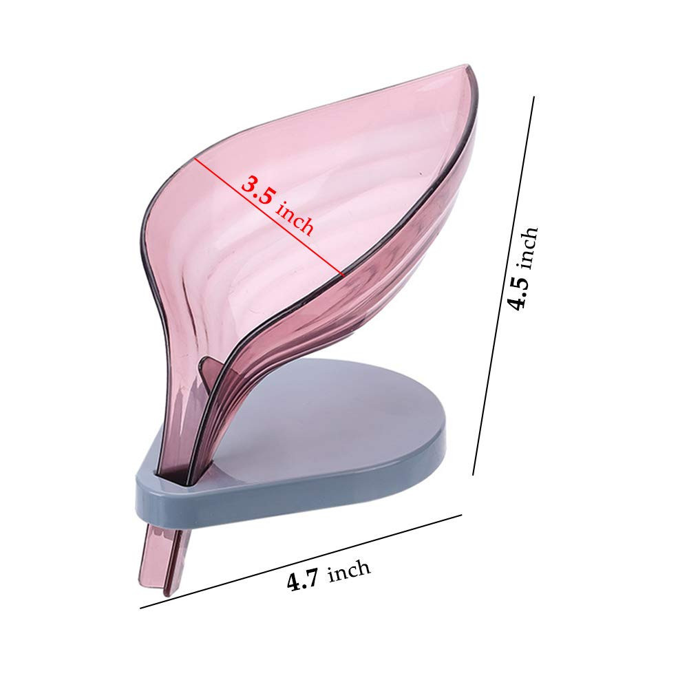 Leaf Shape Soap Box -Self Draining Soap Holder