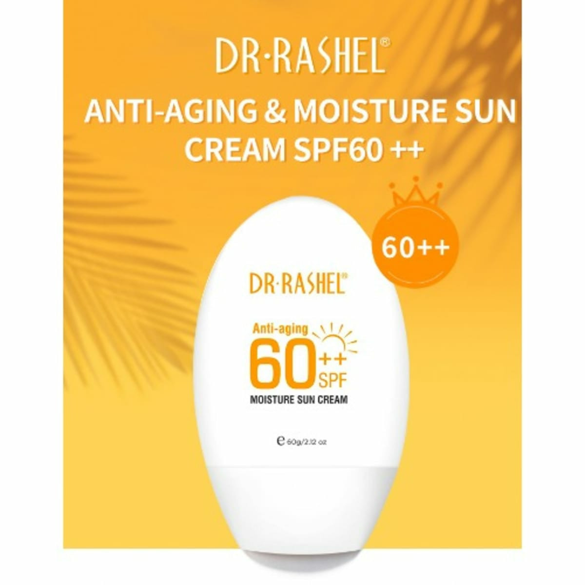 Dr Rashel Anti aging 60++SPF Moisture Sun Cream-60g Original