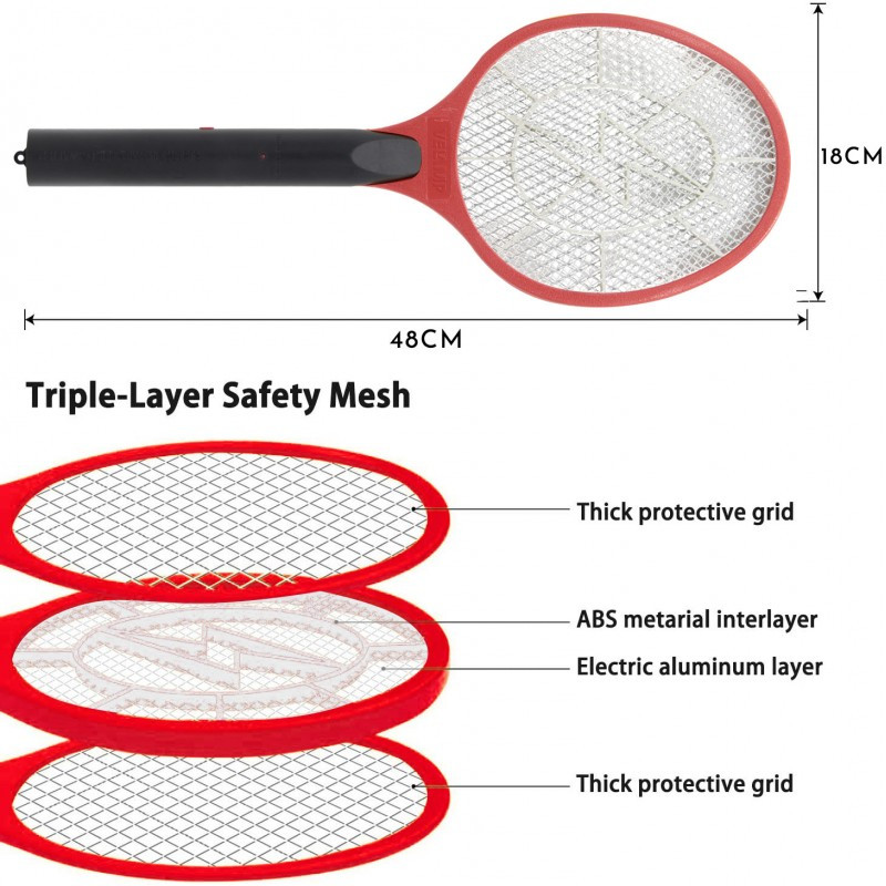 Electronic rechargeable mosquito Killer racket