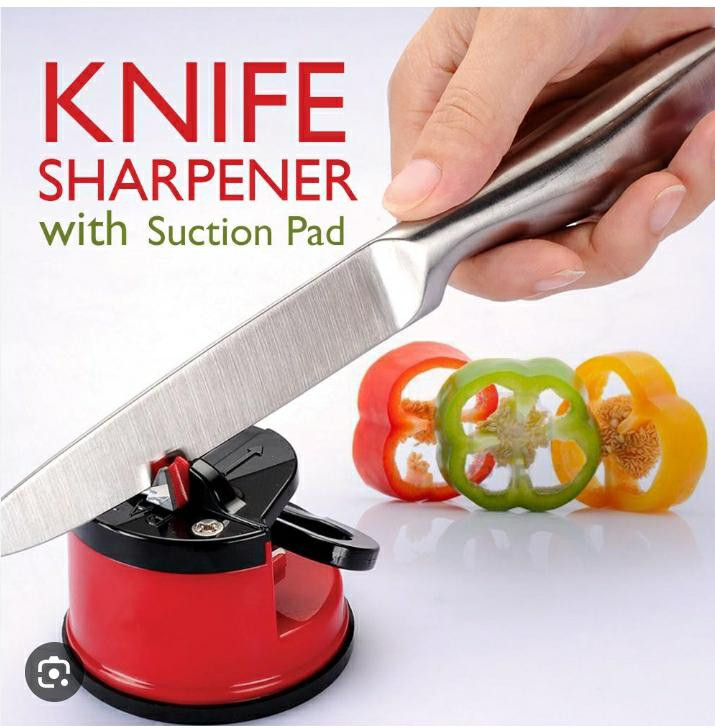 Knife Sharpener with Smart Suction Pad