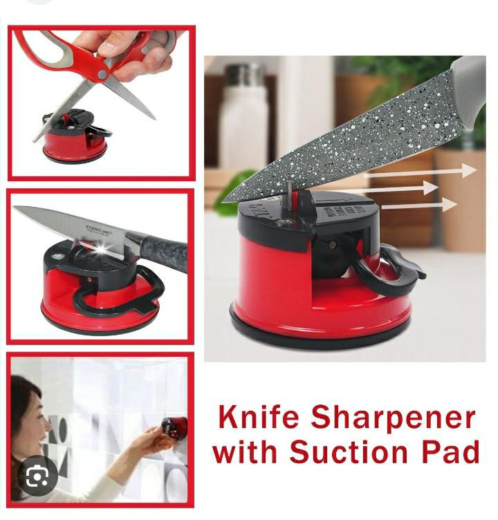 Knife Sharpener with Smart Suction Pad