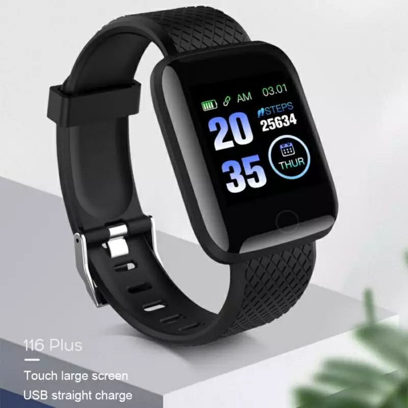 Smart Watch 116 Plus Heart Rate Monitor Multi Sport Mode Fitness