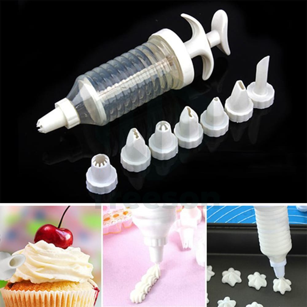 Cake Decoration With 8pc Moulds