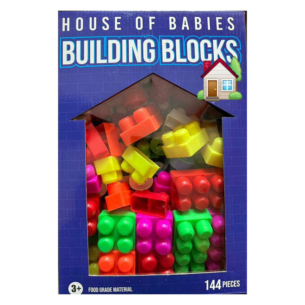 Kids house of Babies Building Blocks 108 pleces