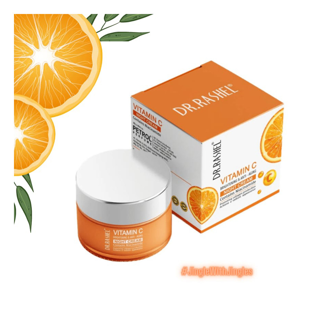 Original Dr  Rashel Vitamin C Brightening  and Anti-Aging Night Cream-50g