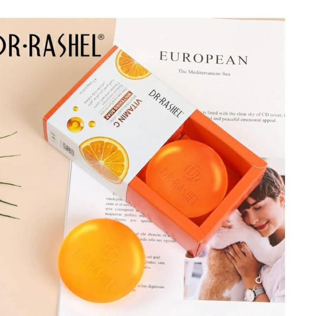 Original Dr Rashel Vitamin C Brightening and Anti-again Whitening Soap-100g