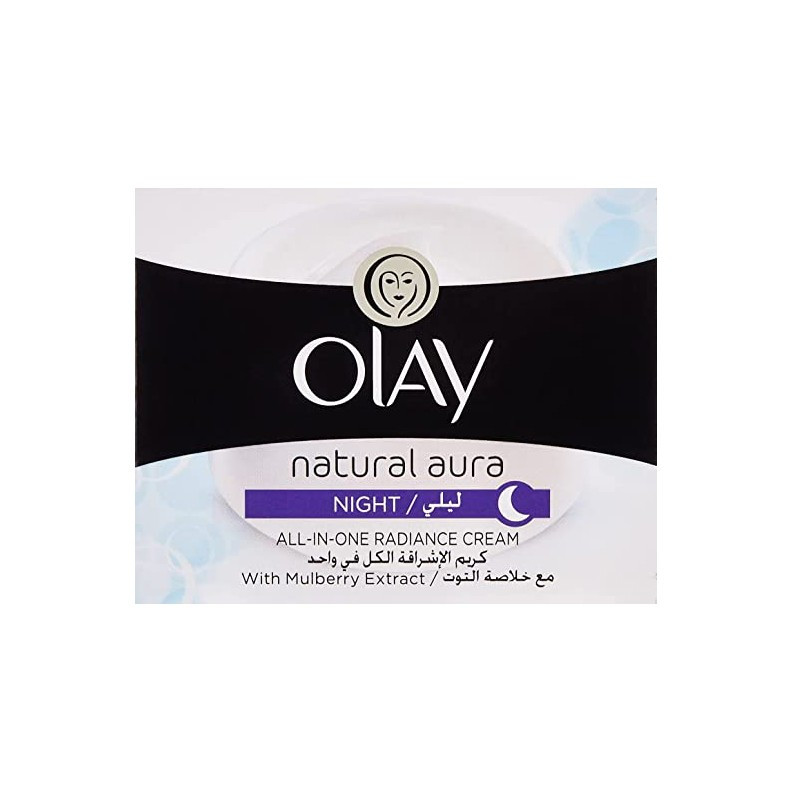 Olay Natural Aura Night All-In-One Radiance Cream